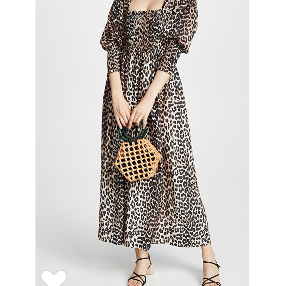 Ganni leopard print dress. Like new condition